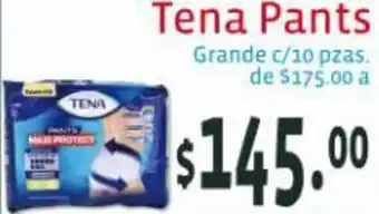 Farmacias San Isidro y San Borja Tena Pants Grande c/10pzas oferta