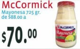 McCormick Mayonesa 725g