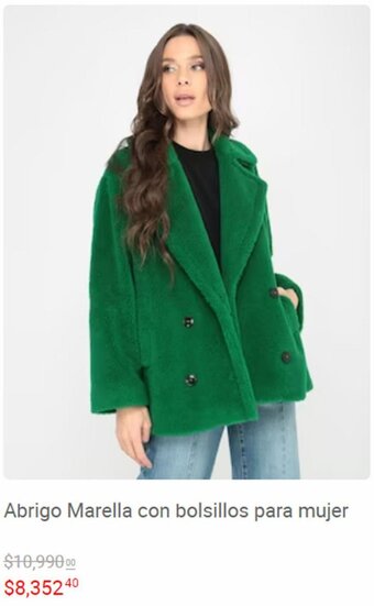 Liverpool Abrigo Marella con Bolsillos para Mujer oferta