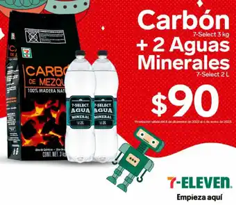 Carbón 3kg + 2 Agua Minerales 2L