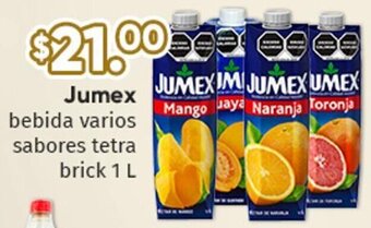 Jumex Bebida Varios Sabores Tetra Brick 1L