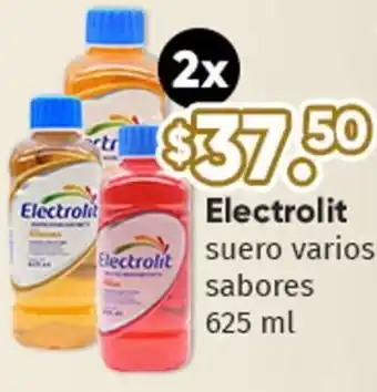 Electrolit Suero Varios Sabores 2x625ml