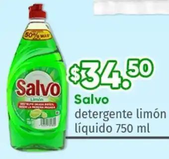 SuBodega Salvo Detergente Limón Líquido 750ml oferta