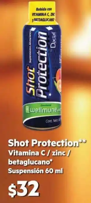 Farmacias Similares Shot Protection Vitamina C/ Zinc 60ml oferta