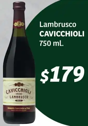 Lambrusco Cavicchioli 750ml