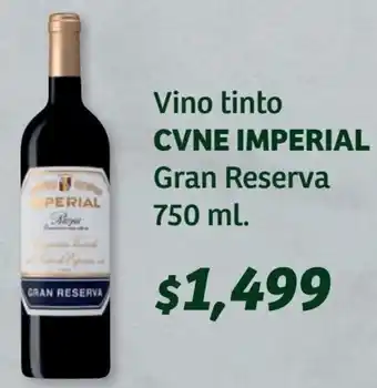 Soriana Híper Vino Tinto Cvne Imperial Gran Reserva 750ml oferta