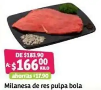 Milanesa De Res Pulpa Bola