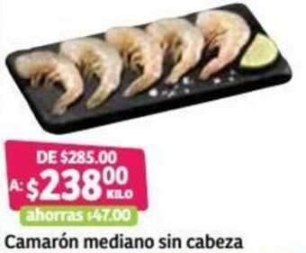 Soriana Híper Camarón Mediano Sin Cabeza oferta