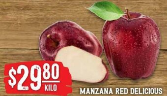 Soriana Híper Manzana Red Delicious oferta