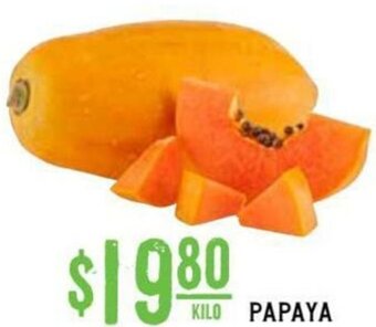 Soriana Híper Papaya oferta