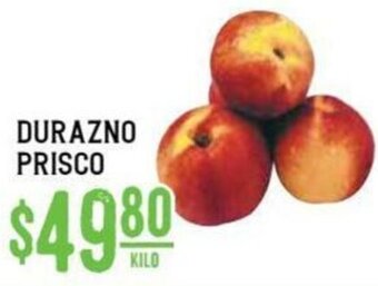Soriana Híper Durazno Prisco oferta