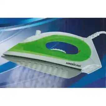 Plancha de vapor american 2132 control de temperatura antiadherente-verde