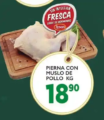 Alsuper Pierna con Muslo de Pollo Kg oferta