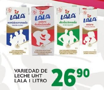 Alsuper Variedad de Leche UHT Lala 1 litro oferta