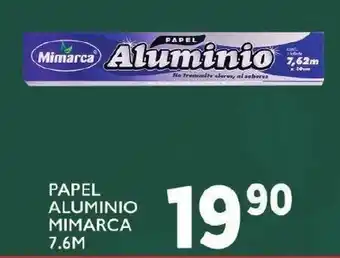 Alsuper Papel Aluminio Mimarca 7.62m oferta