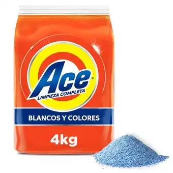 Detergente en polvo ace 4 kilogram