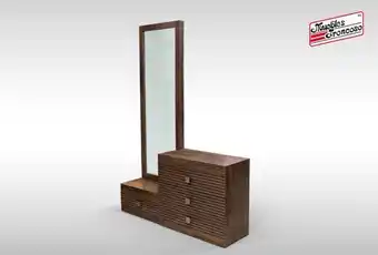 Muebles Troncoso Comoda y luna milan tabaco oferta