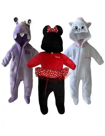 Suburbia Set de mamelucos disney con gorro bordado boo, minnie, marie oferta