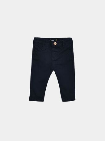 Cuidado con el Perro Pantalón azul marino gabardina oferta