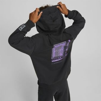 Sudadera con gorra juvenil puma x minecraft
