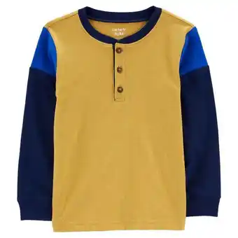 La Marina Playera manga larga para niño carters amarillo 2o000210 oferta