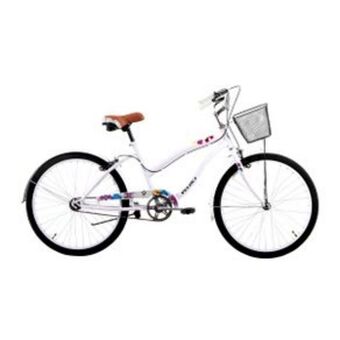 El Bodegón Bicicleta veloci spring city rodada 24 blanco urbana oferta