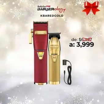 Combo babyliss recortadoras + cable kbaredgold