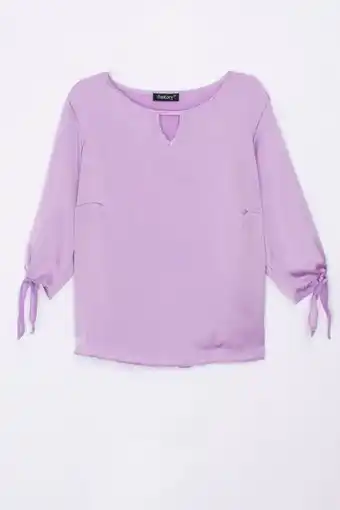Santory Blusa satinada manga 3/4 oferta