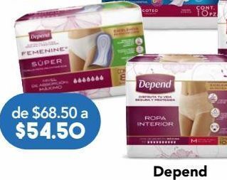 Farmacia San Pablo Depend toallas para incontinencia anatómica súper 8 piezas oferta