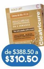 Farmacia San Pablo Cicatricure gold lift crema de día con fps30 reduce arrugas 50 ml oferta