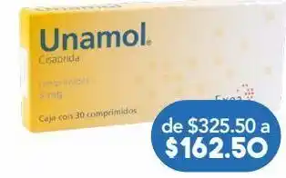 Farmacia San Pablo Unamol 30 comprimidos caja oferta