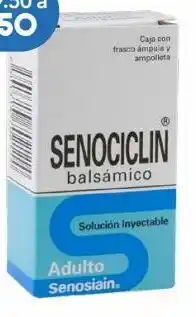 Senociclin balsámico adulto inyección 1 solución frasco ámpula
