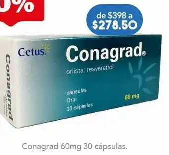 Farmacia San Pablo Conagrad 30 cápsulas caja oferta