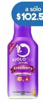 Farmacia San Pablo Ajolotius jarabe elderberry mezcla herbal 250 ml oferta