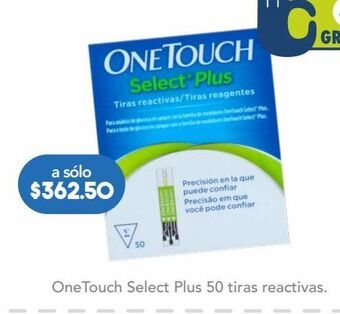 Farmacia San Pablo One touch select plus tiras reactivas 50 piezas oferta