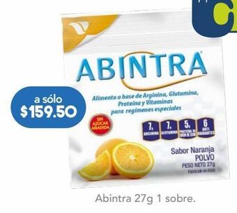 Farmacia San Pablo Abintra fórmula en polvo sabor naranja oferta