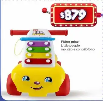 Bodega Aurrerá Fisher price little people montable con xilófono oferta