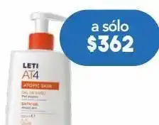 Farmacia San Pablo Leti at4 gel corporal de baño para piel atópica 250 ml oferta