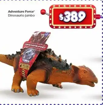 Bodega Aurrerá Adventure force dinosaurio jumbo oferta