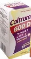 Farmacia San Pablo Caltrum 600 suplemento alimenticio con omega 3 calcio y vitamina d 60 tabletas oferta