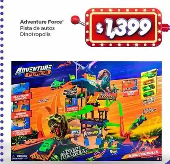 Bodega Aurrerá Adventure force pista de autos dinotropolis oferta