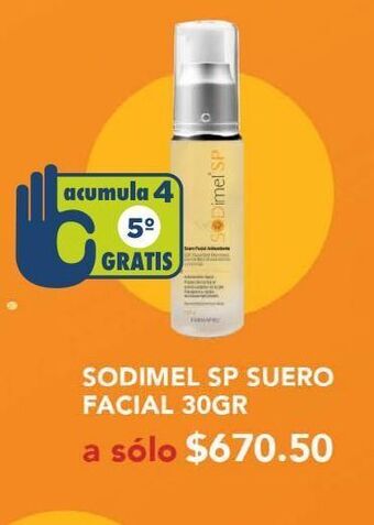 Farmacia San Pablo Sodimel antiedad sp suero facial 30 g oferta