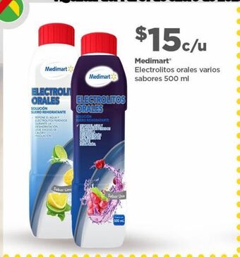 Bodega Aurrerá Electrolitos orales 500ml oferta