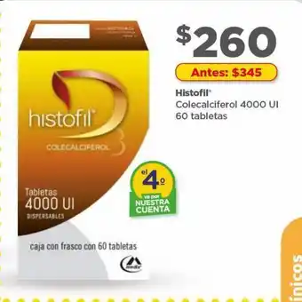 Bodega Aurrerá Histofil 60 tabs oferta