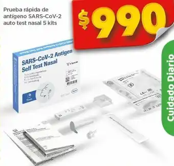 Prueba rápida sars- cov-2 antígeno self test nasal