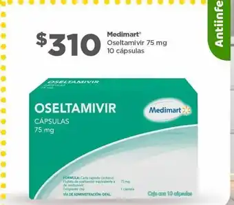 Bodega Aurrerá Oseltamivir 75mg oferta