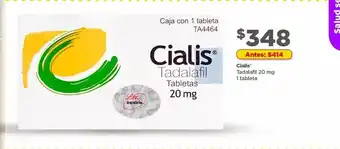 Bodega Aurrerá Cialis 20mg 1 tab oferta