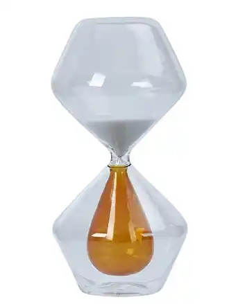 Reloj de arena haus momentum contempo de vidrio