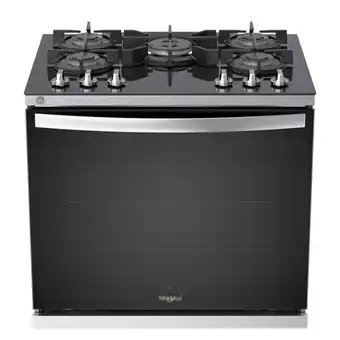 Whirlpool Estufa whirlpool de gas empotrable 30 pulgadas (in) 5 quemadores gris oferta