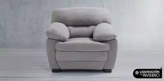 Sillón estocolmo enjoy gris fossil